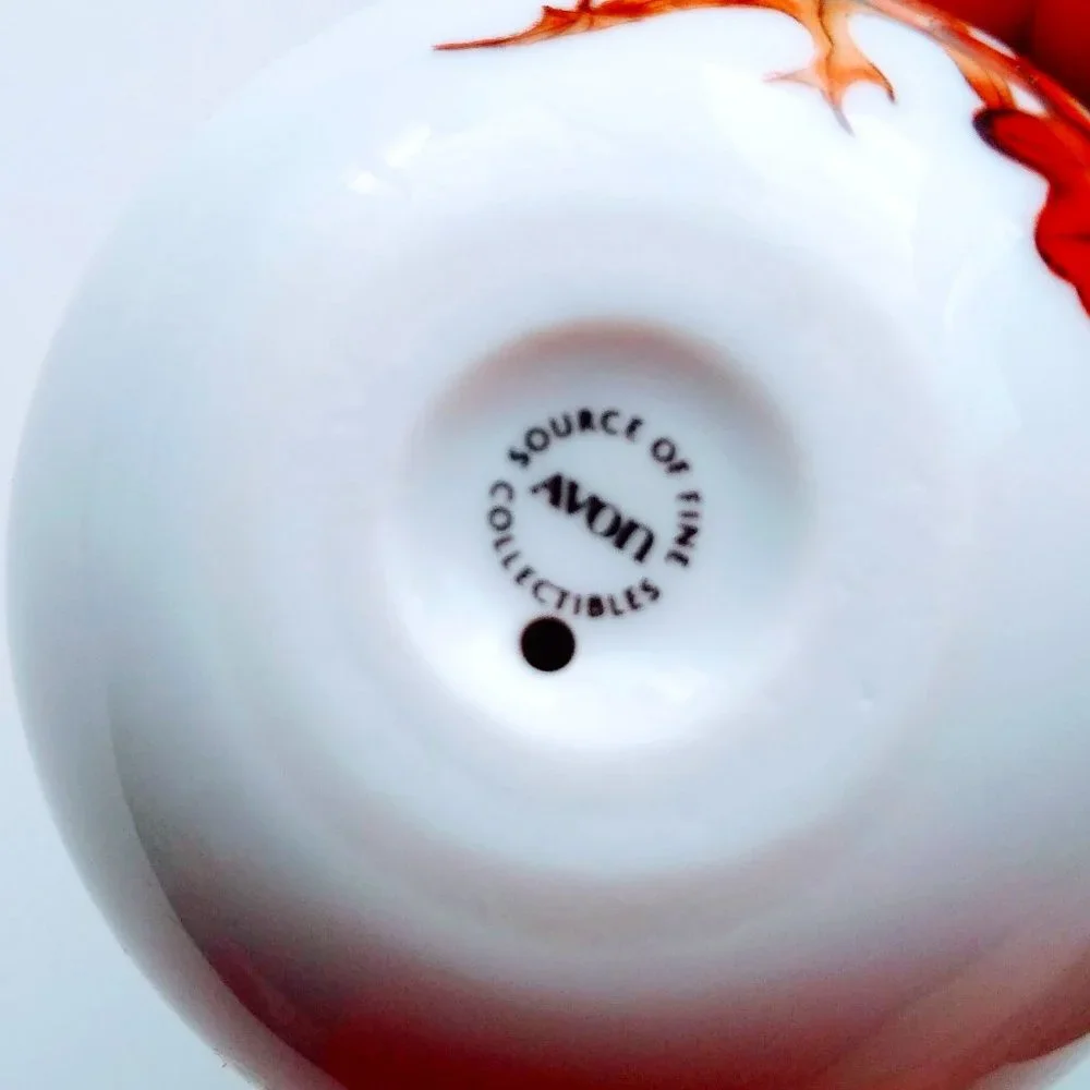 AVON FOUR SEASONS PORCELAIN EGGS - AUTUMN - Picture 5 of 6